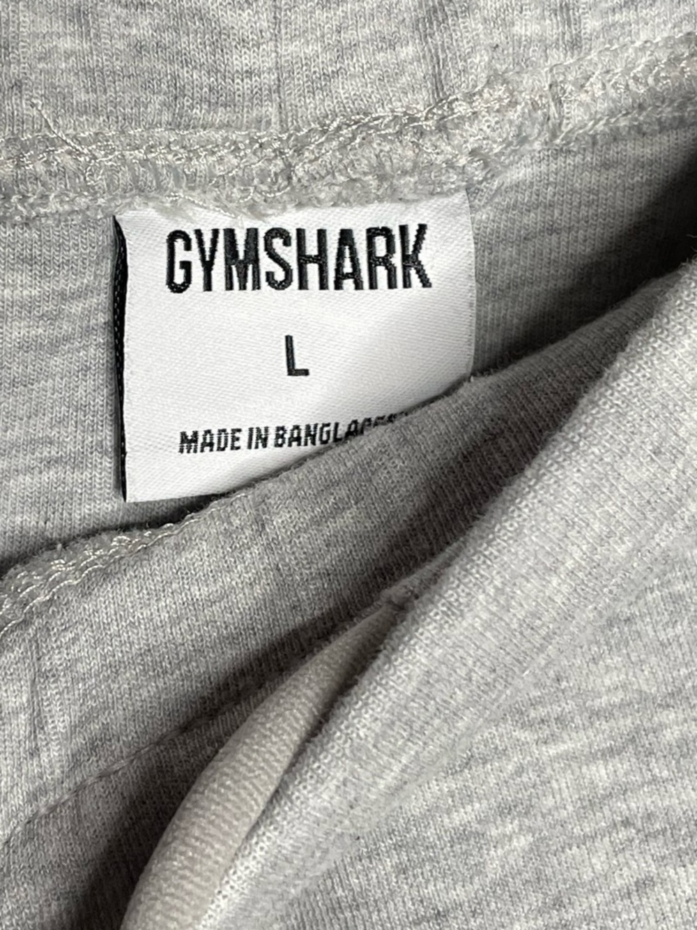 Gymshark Training Fleece Joggers Gray Sweatpants Athletic Loungewear Sporty L - Picture 9 of 10